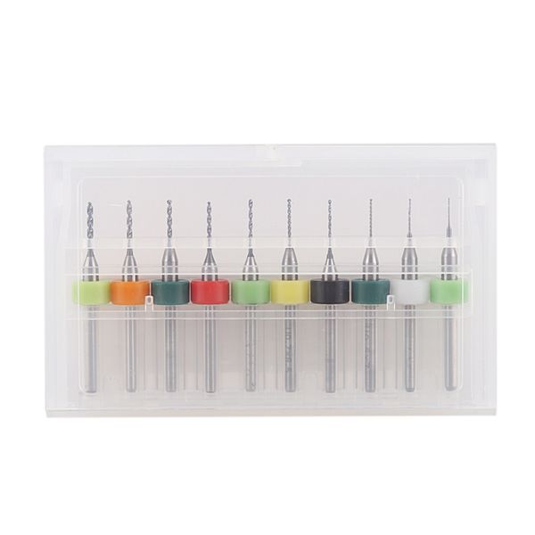 

10x pcb печать circuit board carbide micro сверла инструмент 0.3mm-1.2mm