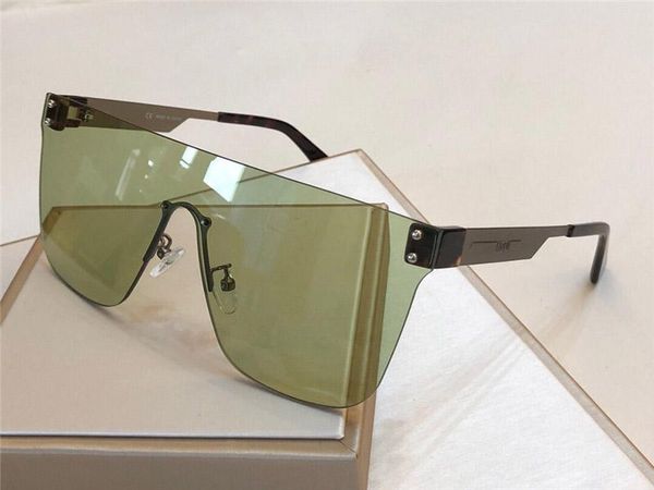 

мода новый бренд дизайнер солнцезащитных очков 0131 ретро бескаркасных вс очки урожай панк стиль eyewear верхнего качества защита uv400 с ко, White;black