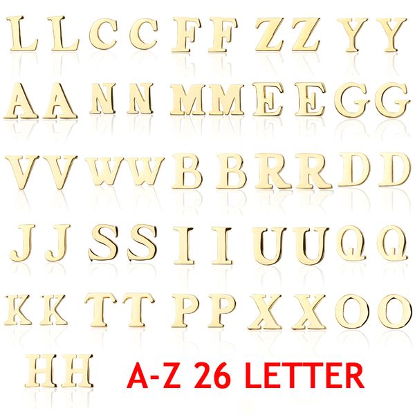 

luxury gold-color 26 letters cufflinks for mens shirt cuff accessories cufflinks wedding brand jewelry, Silver;golden