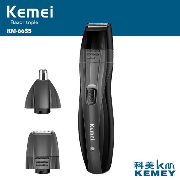

kemei kemei бритва нос волос уголок устройство три в один km-6635 бесплатная доставка