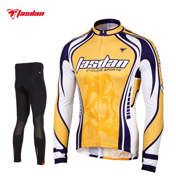 

men's long sleeve cycling jersey sets winter mountain bike road bike cycling skinsuit wear clothings, Black;blue