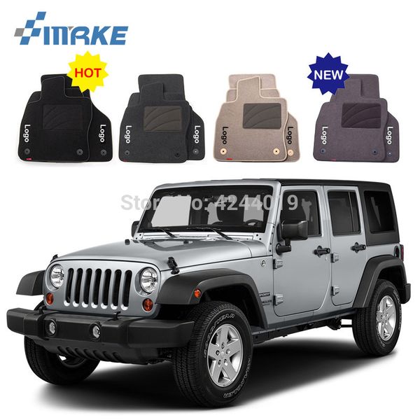 

for wrangler car floor mats front rear carpet complete set liner all weather waterproof customized car styling