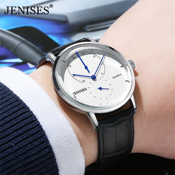 

new fashion brand watches men male business casula wristwatches full leather stainless steel watches elegant quality ship, Slivery;brown