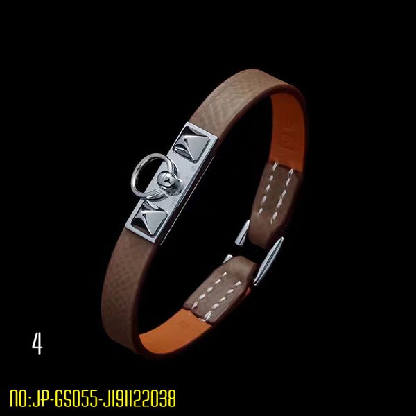 

2019 new fashion jewelry 316l stainless steel bracelets bangles pulseiras leather bracelets for women/men gift designer jewelrys for womens, Golden;silver