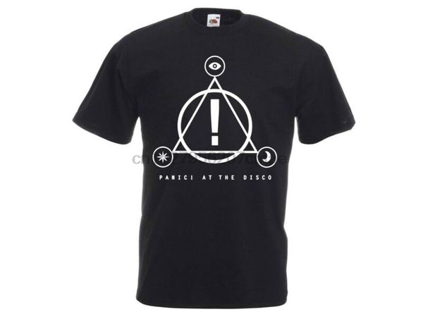 

паника на дискотеке! брендон ури-треугольник иконки логотип группа футболки взрослых детей, White;black