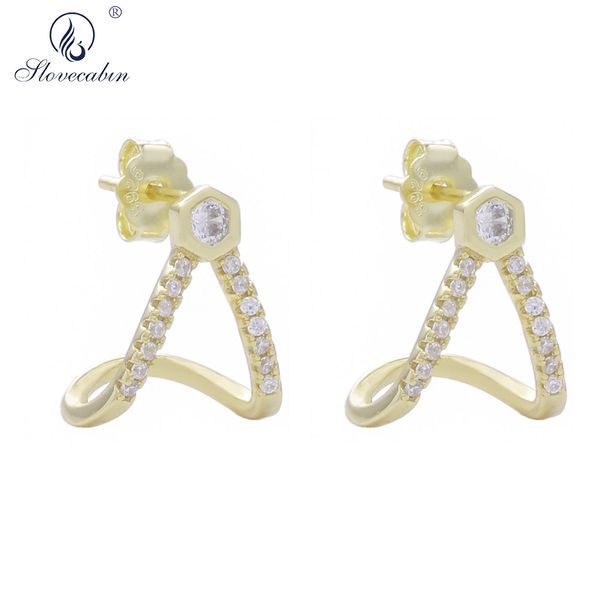 

slovecabin 925 sterling silver новй 2019 модне еѬги еѬжн кѬиалл велиѬне издели Ѭђно, Golden;silver