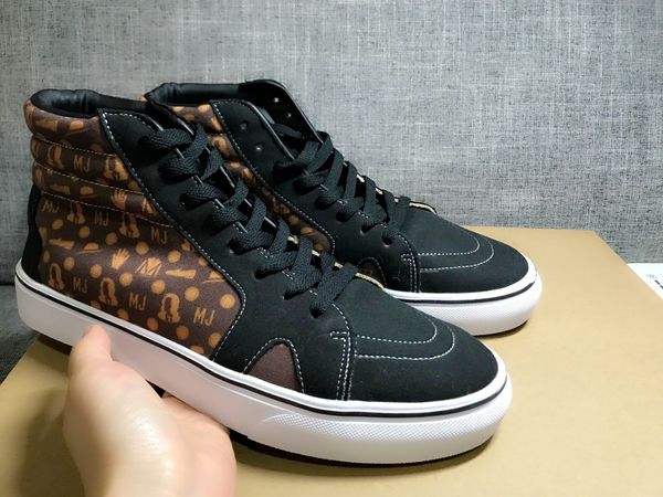 

men's women's graffiti pu leather oxford boots classic mid desert casual shoes boot male summer dress sneakers boots zapatos, Black