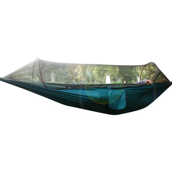 

multifunctional outdoor field double single thicker anti - rollover mosquito nets hammock portable park camping supplies