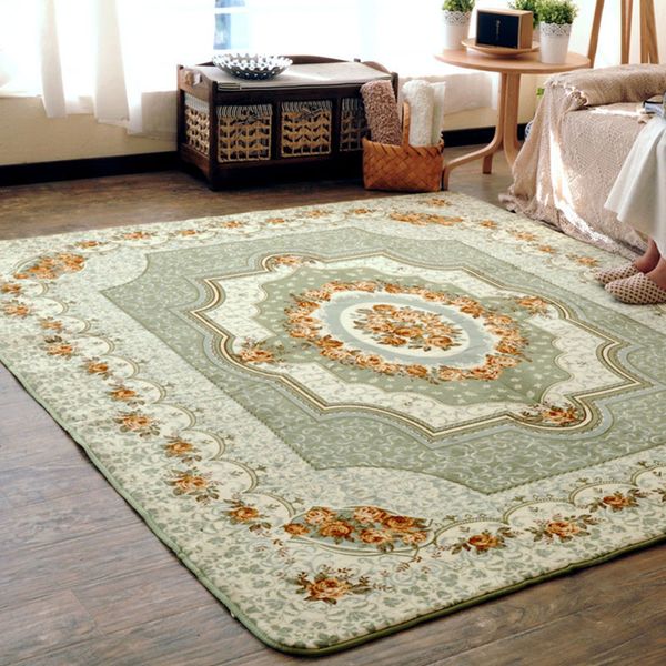 

европейский стиль ковер ковер прямоугольные ковры для гостиной напольный коврик главная спальня прикроватные floral