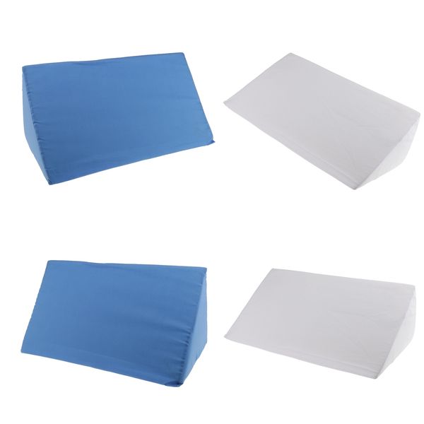 

4pieces foam bed wedge pillow elevation cushion pad lumbar support