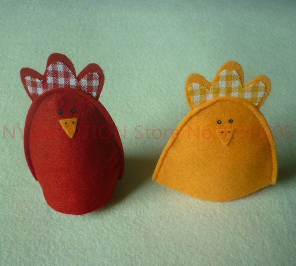 

200pcs/lot cute chick design easter egg covers holder decor ornament gift 2 colors easter decoration(egg not included