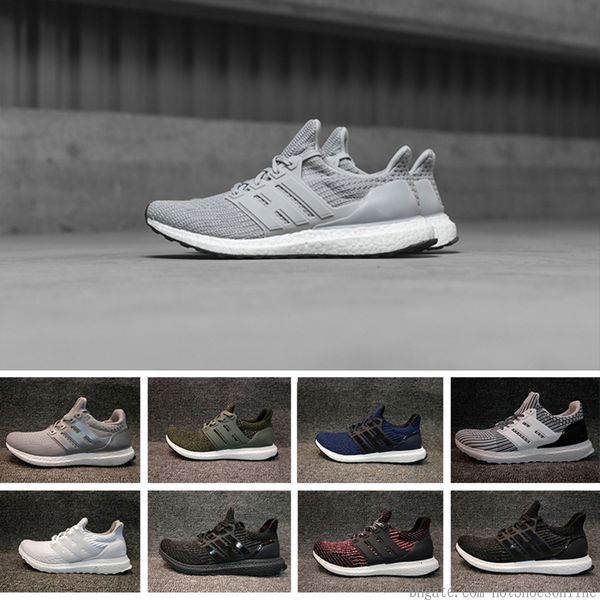 

new ultra shoes ub 3.0 triple black white primeknit blue grey men women running shoes ultra 4.0sport sneaker
