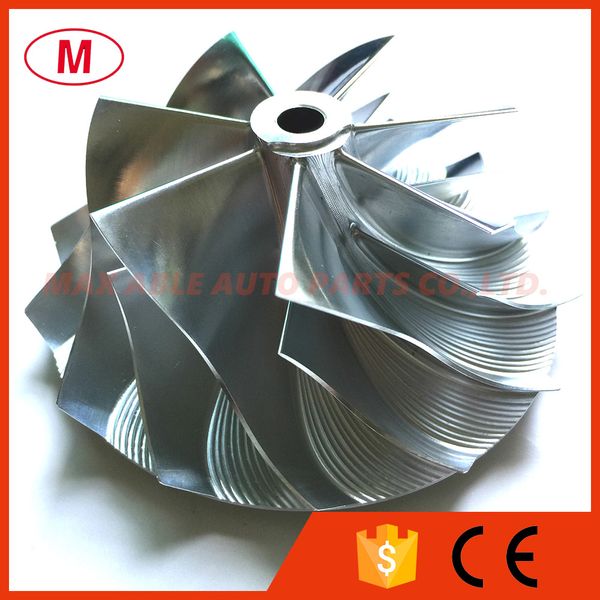 

hx40 upgrade 67.00/89.00mm 7+7 blades high performance turbo billet compressor wheel/aluminum 2618/milling compressor wheel