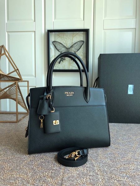 

new women's one-shoulder bag 7a high-end custom quality diagonal cross bag fashion style gold metal accessories with detachable long sh