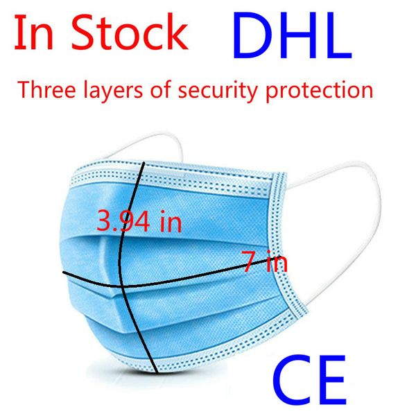 

Быстрая Доставка Лицо Рот Маски 3 Слоя Пылезащитный Лицевой Защитный Чехол Маски Дышащие Удобные Пыль Загрязнение Воздуха Маски