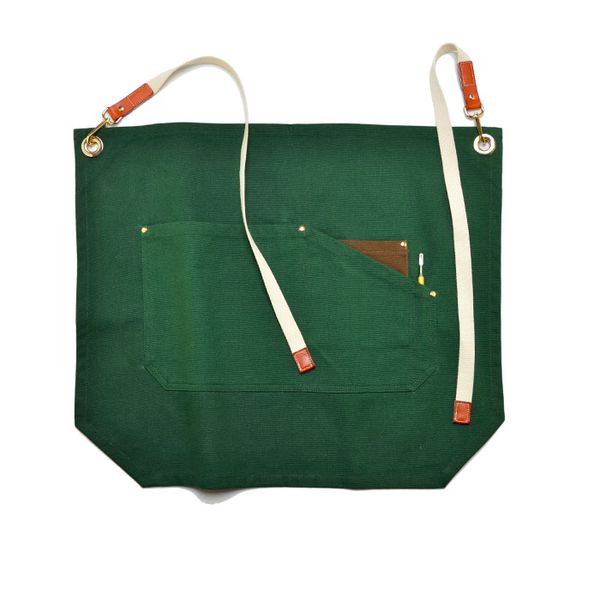 

apron half-length men and women cotton padded canvas cafe western restaurant shop waist