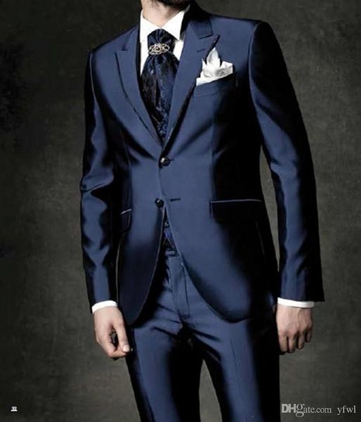 

custom made tuxedos groom wedding men suits mens wedding suits tuxedo costumes de smoking pour hommes men(jacket+pants+tie+vest) b22, Black;gray