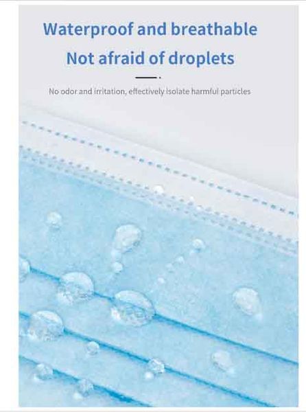

disposable facemasks dhl 3-layer masks disposable mask dust breathable earloop face mask comfortable sanitary mask