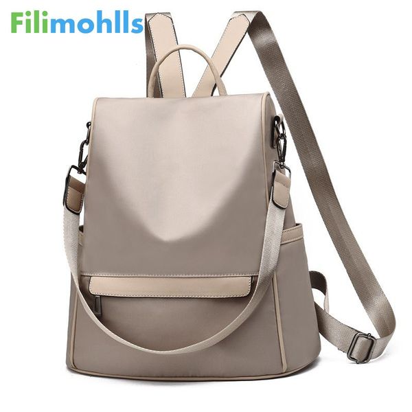 

nylon women school backpacks anti theft backpack waterproof bagpack school bags teenage travel bag for women s2100