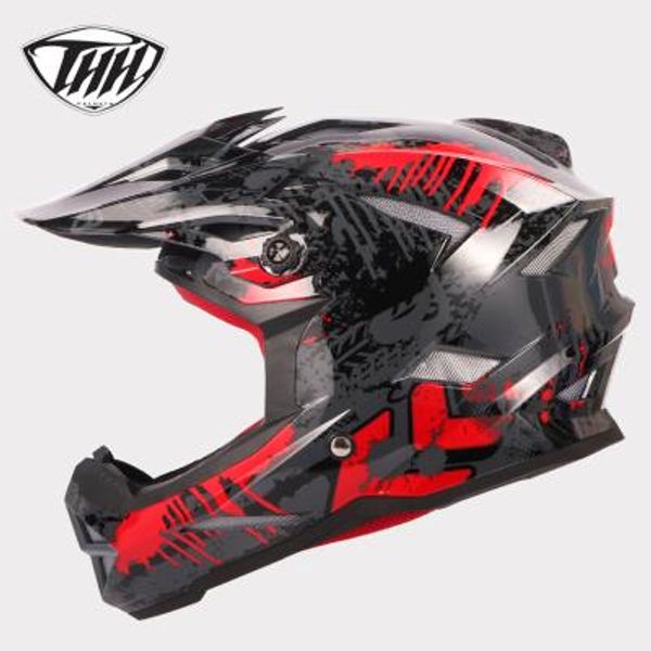 

thh motorcycle racing helmet motorroad motorbike downhill mountain bike motocross motor racing mx helmets casco moto