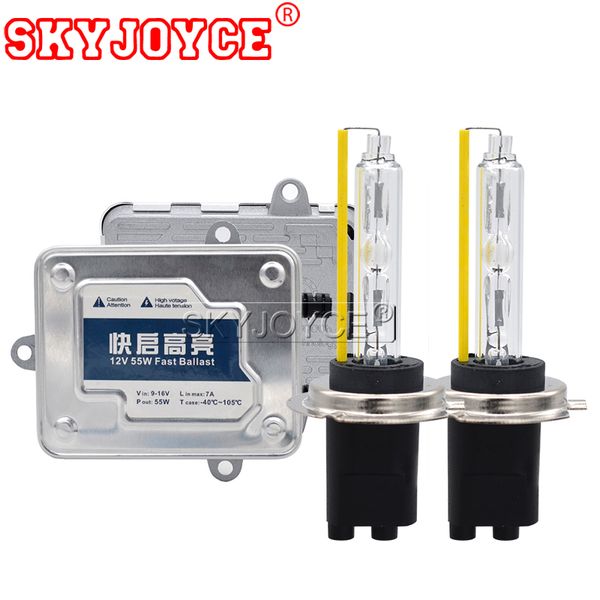 

skyjoyce 55w hid xenon kit h1 h7 h11 h3 9005 9006 d2h 9012 hid xenon bulb conversion kit ballast bulb car headlight accessories