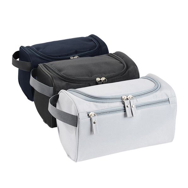 

men makeup cosmetic hanging travel toiletry wash storage shaving bag case bag