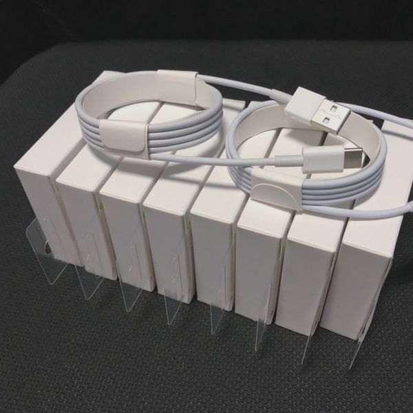 

100pc od 3 0 1m 3ft 2m 6ft type c cable u b data ync charging cable for i 5 6 7 cable with retail boxe