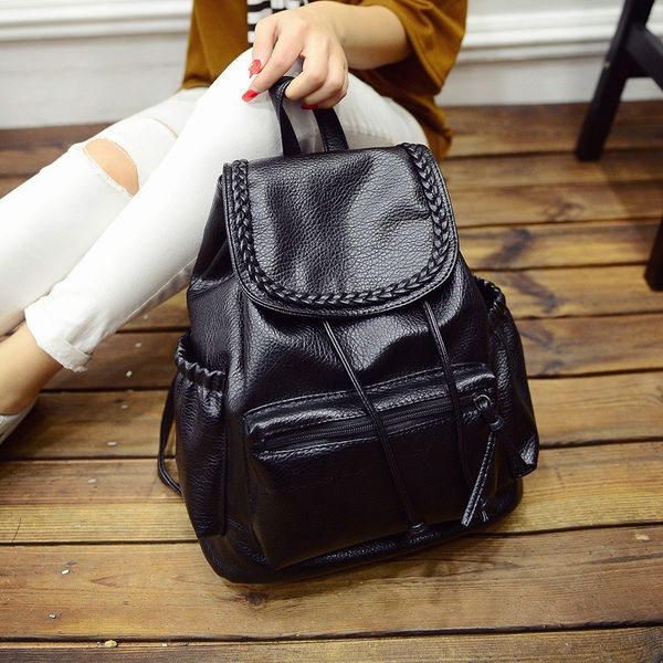 

2020 new women's backpack korean style ladies backpack fashion simple ladies