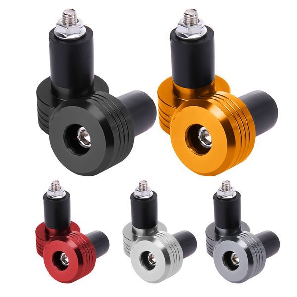 

7/8" motorcycle handlebar grip end caps aluminum plugs moto handle bar weight slider sle ser