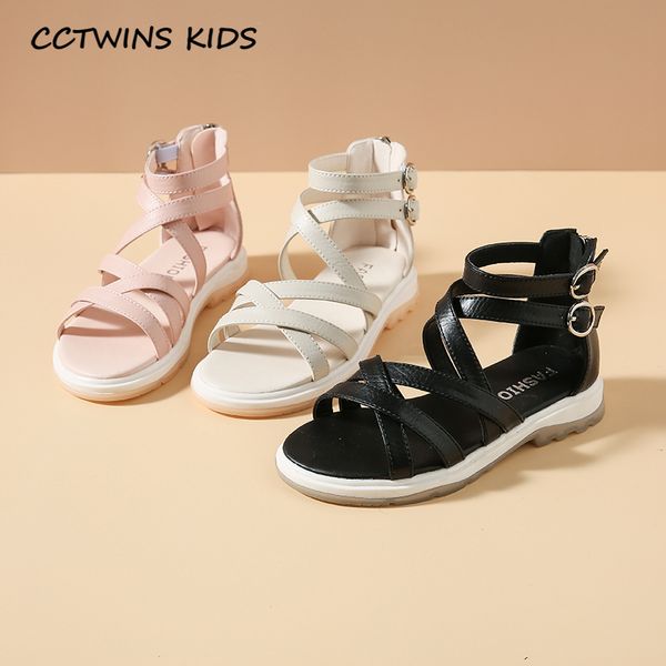 

kids shoes 2020 summer new children black soft flat baby girls fashion princess sandals toddler brand flat pink 2806012 t200427, Black;red
