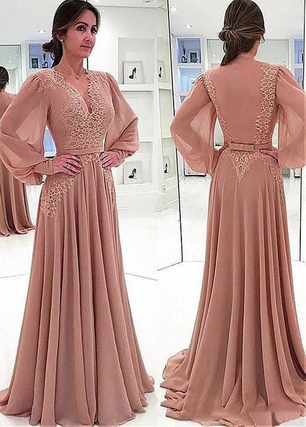 

свадебные платья свадебные платья a line с длинным рукавом v образным вырезом иллюзия лиф шифон аппликации пояс женщины вечерние платья парт, Black;red