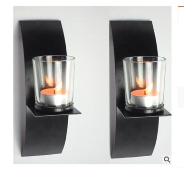 

2020 new product wall mounted candlestick european style iron candlestick home decoration creativity candle holders