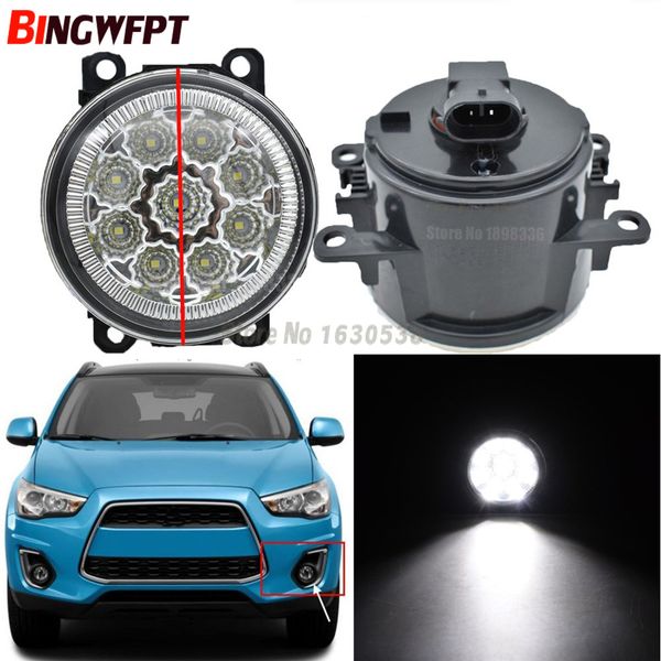 2 teile/para Hohe helle Auto Styling Runde Stoßstange 12 V H11 LED Nebel Licht Halogen lampen Für Mitsubishi ASX 2013 2014