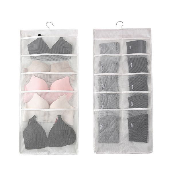 

drawer double sided organizers 15 grids bra underware hanging bag clothing washable dustproof accessories supplies storage