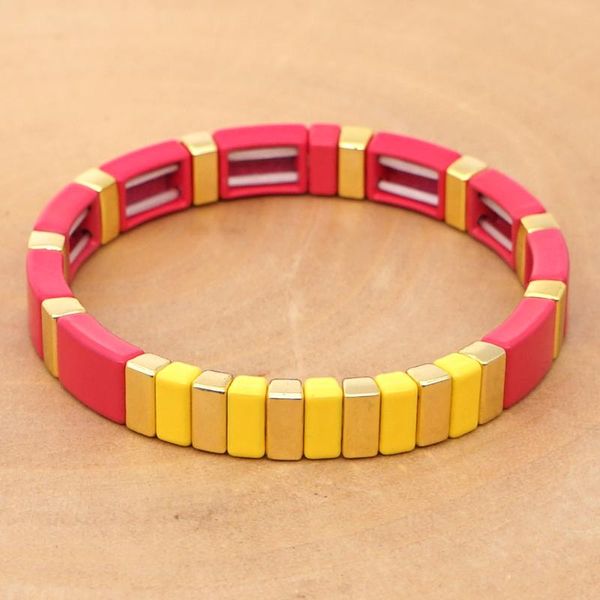 

shinus браслеты для женщин эмаль плитки браслет femme ювелирных изделий pulsera mujer 2019 armabnd bohemian bileklik настроить браслет, Black