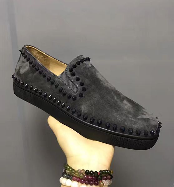 

fasmous designer low black suede with crystals lace up causal man woman sneaker red blue black flat bottom party shoes