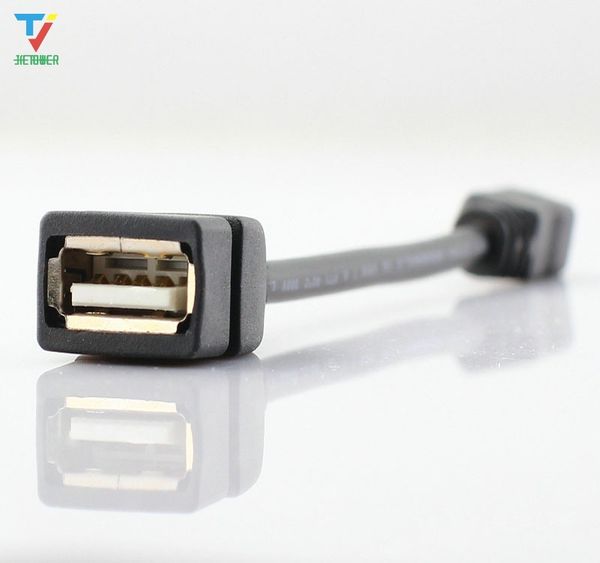 300 шт. / Лот 10см Micro USB до мини-хоста USB OTG кабель для DAC портативный цифровой усилитель планшетный ПК мобильный телефон MP4 MP5