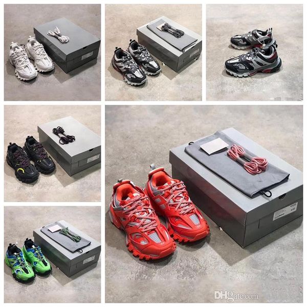 

fashion paris triple s 3.0 casual shoes platform sneakers tess s. gomma trek mesh and nylon mens track trainers designer outdoor shoes