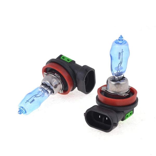 

uxcell 2 x h11 100w dc 12v white car hod xenon fog lamp bulb