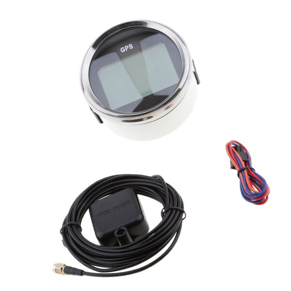 

professional marine car digital gps speedometer gauge 0-9900knot 85mm 316l