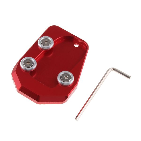 

motorcycle cnc side stand kickstand enlarge plate pad for yamaha mt-09 mt09 2013 2014 2015 2016