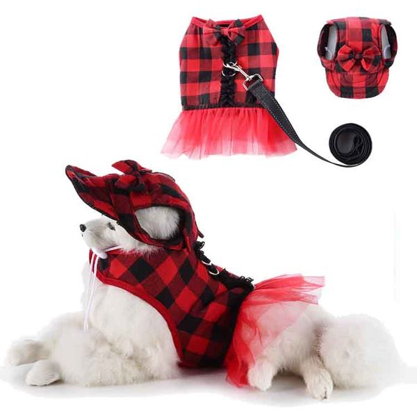 

dog harness red heige классическая собака нагрудный костюм (включая hat + нагрудный + отражающий ремень