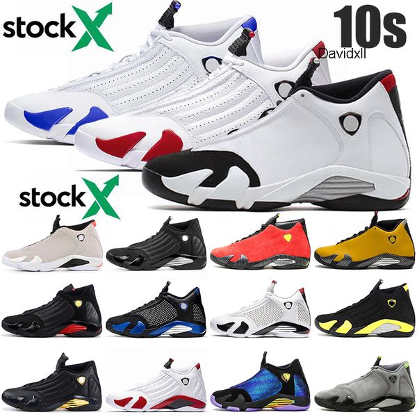 

high-brand 2020 new stock x 14 14s jumpman jord*n basketball shoes candy cane hyper royal spm black blue men sport sneakers