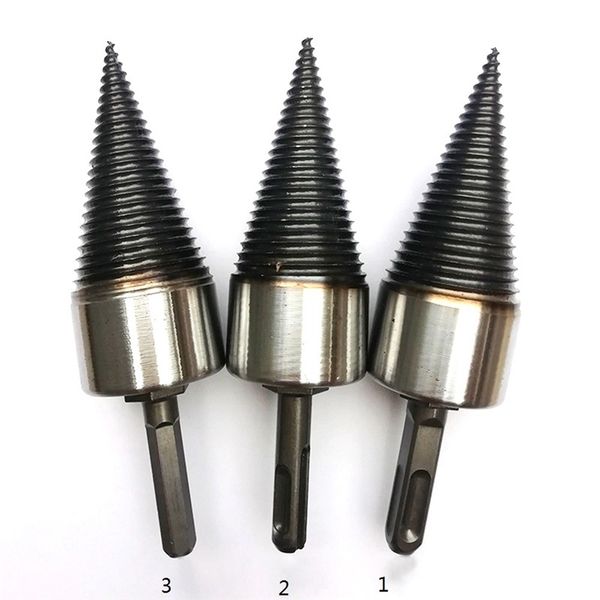 

log splitter wood drill high speed twist drill bit wood splitter screw cones splitting bit