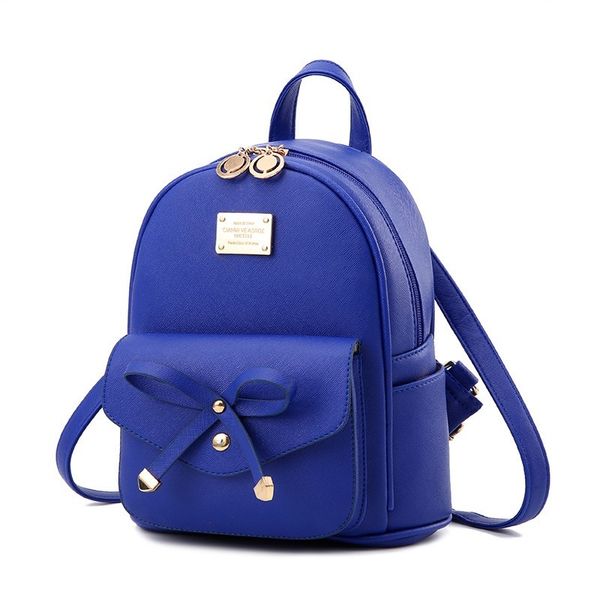 

new korean women's cute high school students pu bags european and american leisure fashion backpack women