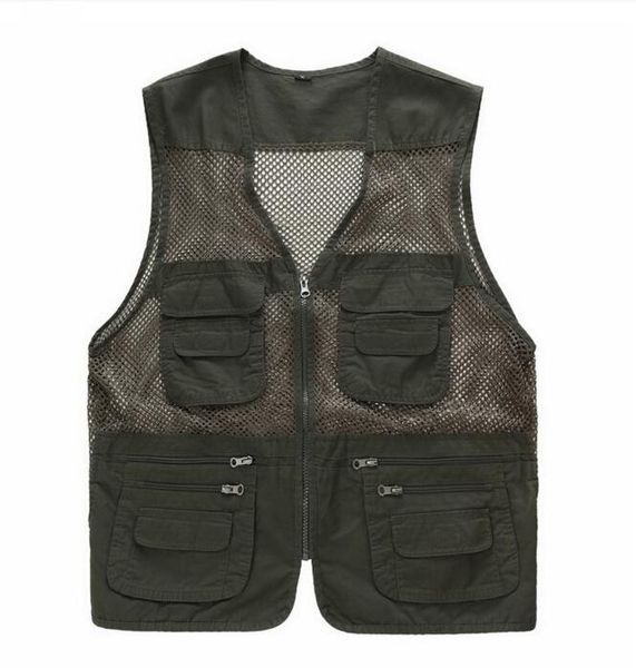 

формальное мужской жилет свободный свободный плюс размер сплошной черный мужчины жилет с множеством карманов жилет высокое качество нового д, Black;white