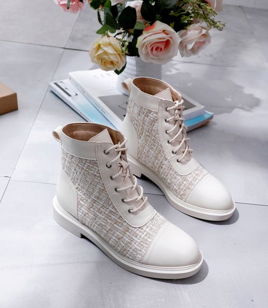 

new style high-end luxury women's martin motorcycle boots australia's brand platform women's boots ankle boots size: 35-40, Black