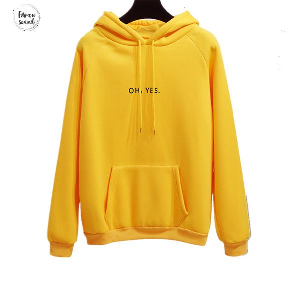 

harajuku новая мода вельвет длинные рукава письмо печати девочка желтые пуловеры топы o шеи женщина толстовки фуфаек письмо coat, Black