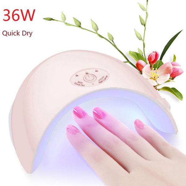 

vibrant glamour 36w fast-drying uv lamp nail light led uv nails lamp mouse rainbow for diy nail art