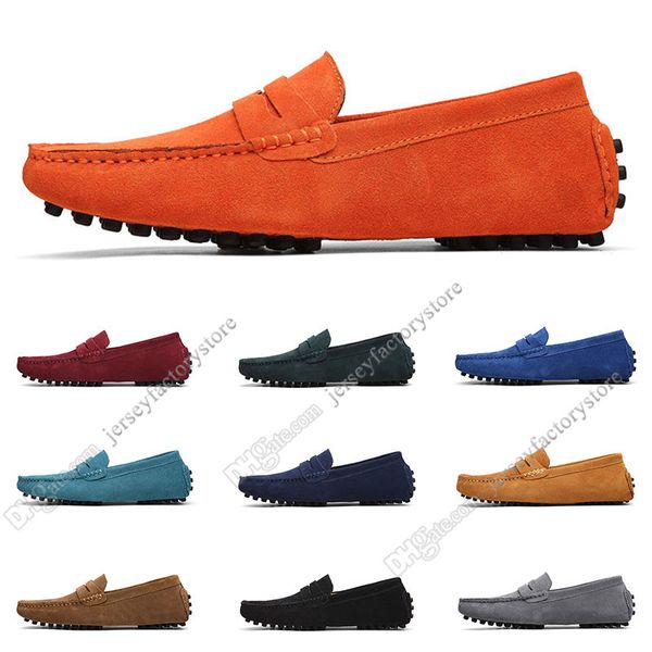 

2020 large size 38-49 new men's leather men's shoes overshoes british casual shoes fifty-four, Black